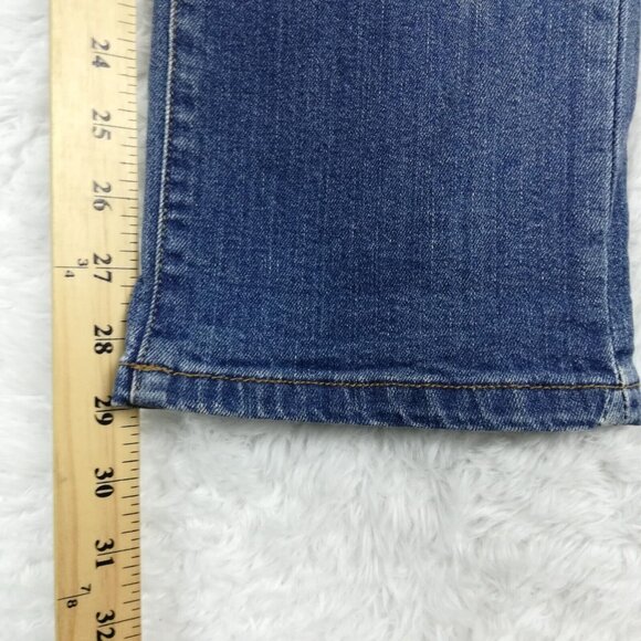 Lucky Brand Girls Jeans Classic Straight Denim Blue Loose Fit Medium Wash 18 - Picture 8 of 14